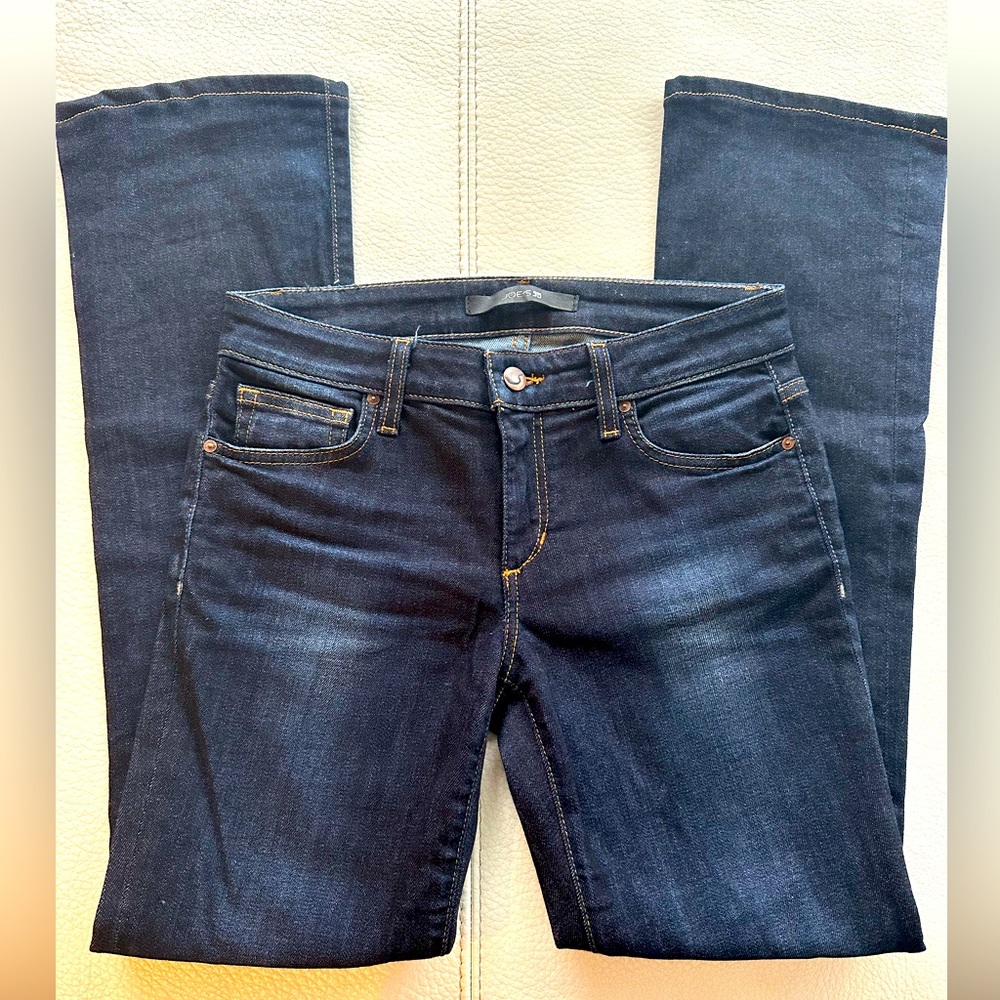 Joe’s Jeans mid rise bootcut dark denim jeans